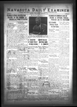 Navasota Daily Examiner (Navasota, Tex.), Vol. 40, No. 166, Ed. 1 Thursday, September 8, 1938