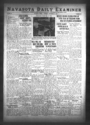 Navasota Daily Examiner (Navasota, Tex.), Vol. 40, No. 172, Ed. 1 Thursday, September 15, 1938