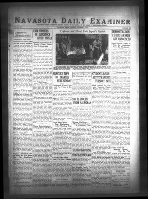 Primary view of object titled 'Navasota Daily Examiner (Navasota, Tex.), Vol. 40, No. 187, Ed. 1 Monday, October 3, 1938'.
