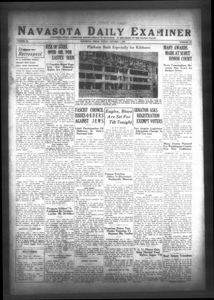 Navasota Daily Examiner (Navasota, Tex.), Vol. 40, No. 191, Ed. 1 Friday, October 7, 1938