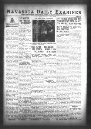 Navasota Daily Examiner (Navasota, Tex.), Vol. 40, No. 195, Ed. 1 Wednesday, October 12, 1938