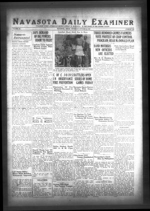 Navasota Daily Examiner (Navasota, Tex.), Vol. 40, No. 196, Ed. 1 Thursday, October 13, 1938