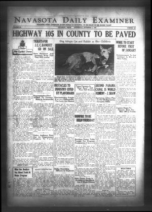Navasota Daily Examiner (Navasota, Tex.), Vol. 40, No. 213, Ed. 1 Wednesday, November 2, 1938