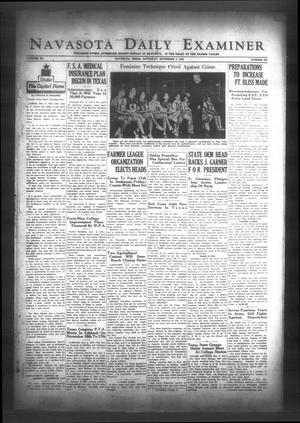 Navasota Daily Examiner (Navasota, Tex.), Vol. 40, No. 216, Ed. 1 Saturday, November 5, 1938