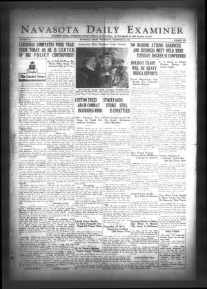 Navasota Daily Examiner (Navasota, Tex.), Vol. 40, No. 236, Ed. 1 Wednesday, November 30, 1938