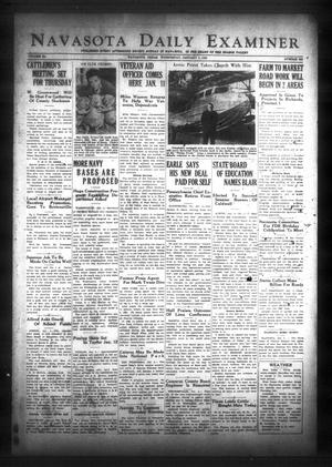 Primary view of object titled 'Navasota Daily Examiner (Navasota, Tex.), Vol. 40, No. 265, Ed. 1 Wednesday, January 4, 1939'.