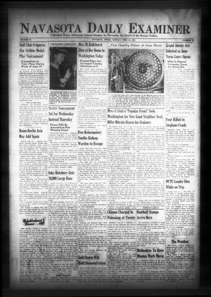 Navasota Daily Examiner (Navasota, Tex.), Vol. 44, No. 89, Ed. 1 Monday, June 12, 1939