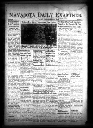 Navasota Daily Examiner (Navasota, Tex.), Vol. 44, No. 125, Ed. 1 Wednesday, July 26, 1939