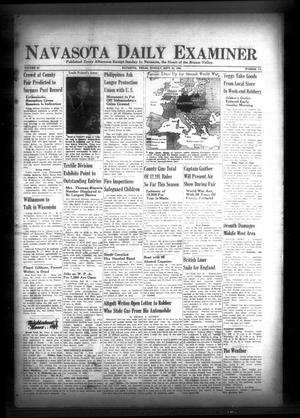 Navasota Daily Examiner (Navasota, Tex.), Vol. 44, No. 178, Ed. 1 Monday, September 25, 1939