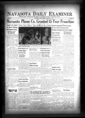 Navasota Daily Examiner (Navasota, Tex.), Vol. 44, No. 191, Ed. 1 Tuesday, October 10, 1939