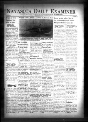 Navasota Daily Examiner (Navasota, Tex.), Vol. 44, No. 192, Ed. 1 Wednesday, October 11, 1939
