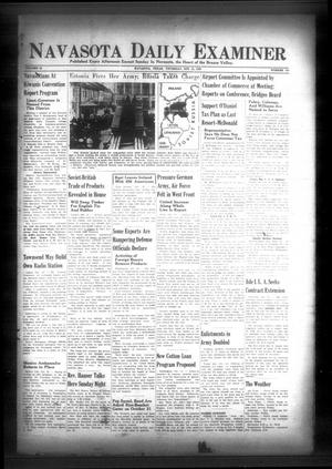 Navasota Daily Examiner (Navasota, Tex.), Vol. 44, No. 193, Ed. 1 Thursday, October 12, 1939
