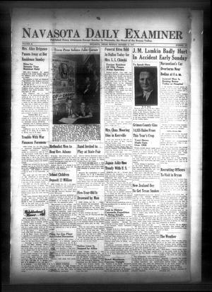 Navasota Daily Examiner (Navasota, Tex.), Vol. 44, No. 196, Ed. 1 Monday, October 16, 1939