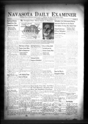 Navasota Daily Examiner (Navasota, Tex.), Vol. 44, No. 214, Ed. 1 Monday, November 6, 1939