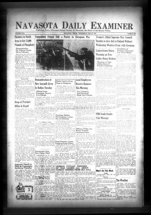 Navasota Daily Examiner (Navasota, Tex.), Vol. 45, No. 250, Ed. 1 Wednesday, December 20, 1939