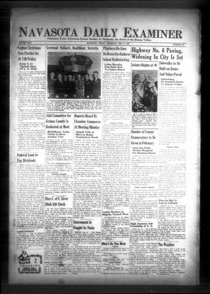 Primary view of object titled 'Navasota Daily Examiner (Navasota, Tex.), Vol. 45, No. 251, Ed. 1 Thursday, December 21, 1939'.