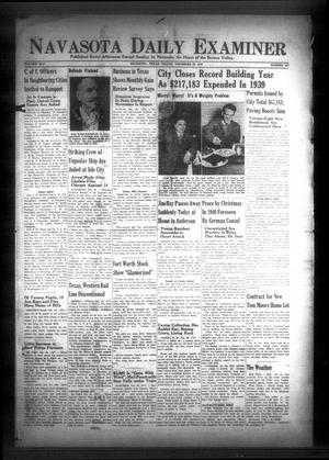 Primary view of object titled 'Navasota Daily Examiner (Navasota, Tex.), Vol. 45, No. 257, Ed. 1 Friday, December 29, 1939'.