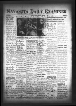 Navasota Daily Examiner (Navasota, Tex.), Vol. 45, No. 295, Ed. 1 Monday, February 12, 1940