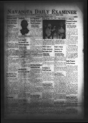 Navasota Daily Examiner (Navasota, Tex.), Vol. 46, No. 3, Ed. 1 Wednesday, March 6, 1940