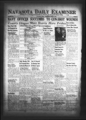 Navasota Daily Examiner (Navasota, Tex.), Vol. 46, No. 9, Ed. 1 Wednesday, March 13, 1940