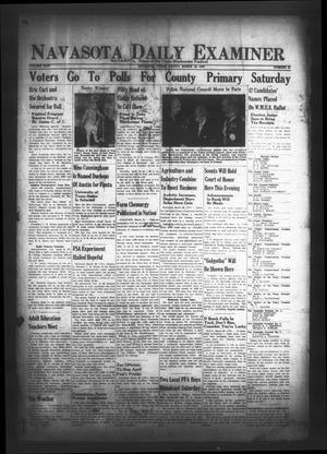 Navasota Daily Examiner (Navasota, Tex.), Vol. 46, No. 23, Ed. 1 Friday, March 29, 1940