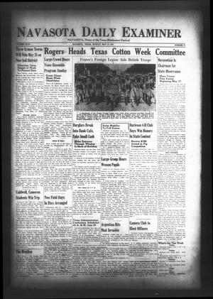 Navasota Daily Examiner (Navasota, Tex.), Vol. 46, No. 61, Ed. 1 Monday, May 13, 1940