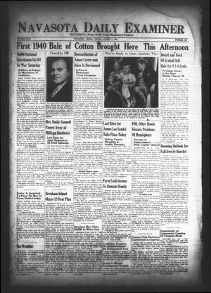 Navasota Daily Examiner (Navasota, Tex.), Vol. 46, No. 130, Ed. 1 Friday, August 2, 1940