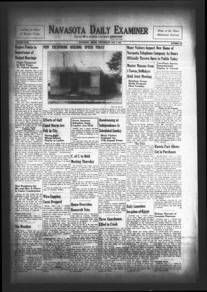 Navasota Daily Examiner (Navasota, Tex.), Vol. 46, No. 134, Ed. 1 Wednesday, August 7, 1940