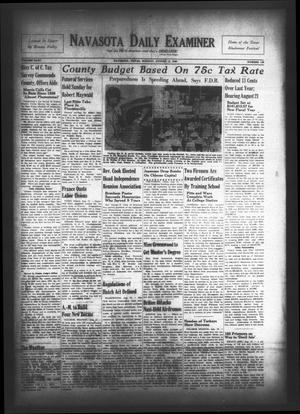 Navasota Daily Examiner (Navasota, Tex.), Vol. 46, No. 138, Ed. 1 Monday, August 12, 1940