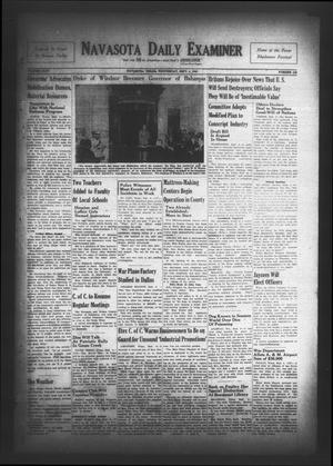 Primary view of object titled 'Navasota Daily Examiner (Navasota, Tex.), Vol. 46, No. 158, Ed. 1 Wednesday, September 4, 1940'.
