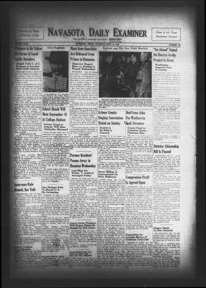 Navasota Daily Examiner (Navasota, Tex.), Vol. 46, No. 165, Ed. 1 Thursday, September 12, 1940