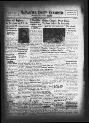 Navasota Daily Examiner (Navasota, Tex.), Vol. 46, No. 194, Ed. 1 Wednesday, October 16, 1940