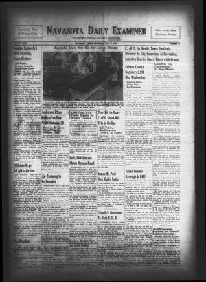 Navasota Daily Examiner (Navasota, Tex.), Vol. 46, No. 195, Ed. 1 Thursday, October 17, 1940