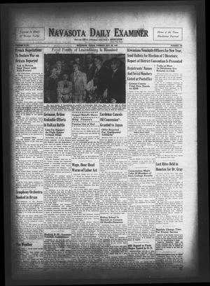 Navasota Daily Examiner (Navasota, Tex.), Vol. 46, No. 199, Ed. 1 Tuesday, October 22, 1940