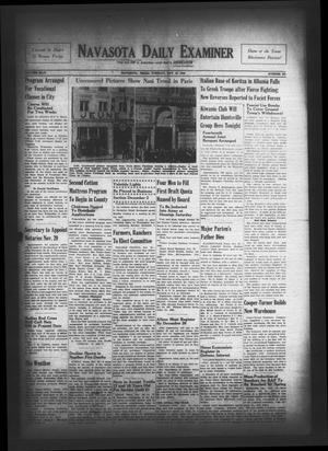 Navasota Daily Examiner (Navasota, Tex.), Vol. 46, No. 221, Ed. 1 Tuesday, November 19, 1940