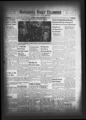 Navasota Daily Examiner (Navasota, Tex.), Vol. 46, No. 222, Ed. 1 Wednesday, November 20, 1940