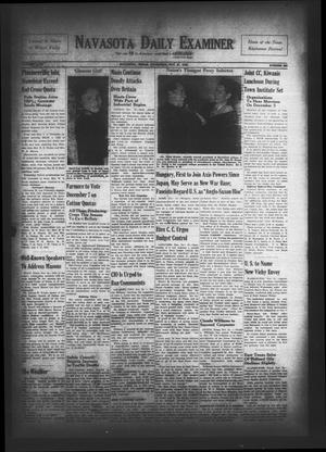 Navasota Daily Examiner (Navasota, Tex.), Vol. 46, No. 223, Ed. 1 Thursday, November 21, 1940