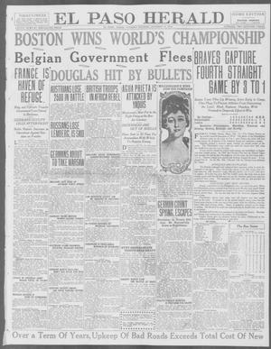 El Paso Herald (El Paso, Tex.), Ed. 1, Tuesday, October 13, 1914