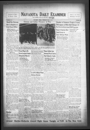 Navasota Daily Examiner (Navasota, Tex.), Vol. 46, No. 293, Ed. 1 Thursday, February 13, 1941