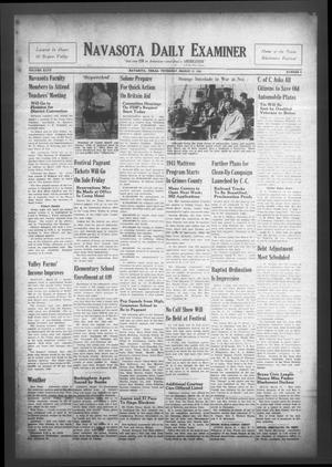 Navasota Daily Examiner (Navasota, Tex.), Vol. 47, No. 5, Ed. 1 Thursday, March 13, 1941