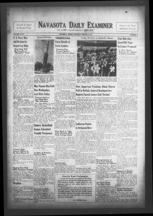 Navasota Daily Examiner (Navasota, Tex.), Vol. 47, No. 11, Ed. 1 Thursday, March 20, 1941