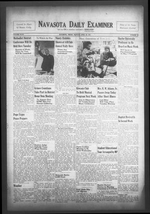 Primary view of object titled 'Navasota Daily Examiner (Navasota, Tex.), Vol. 47, No. 43, Ed. 1 Monday, April 28, 1941'.