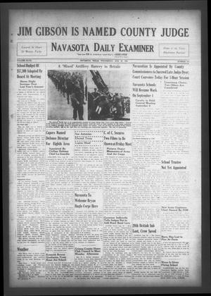 Navasota Daily Examiner (Navasota, Tex.), Vol. 47, No. 140, Ed. 1 Wednesday, August 20, 1941