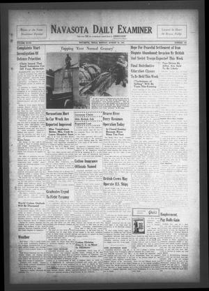Navasota Daily Examiner (Navasota, Tex.), Vol. 47, No. 144, Ed. 1 Monday, August 25, 1941