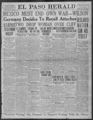 Primary view of object titled 'El Paso Herald (El Paso, Tex.), Ed. 1, Tuesday, December 7, 1915'.