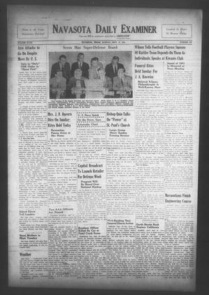 Primary view of object titled 'Navasota Daily Examiner (Navasota, Tex.), Vol. 47, No. 162, Ed. 1 Monday, September 15, 1941'.