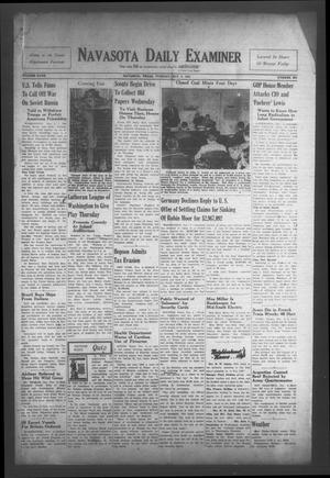 Navasota Daily Examiner (Navasota, Tex.), Vol. 47, No. 205, Ed. 1 Tuesday, November 4, 1941