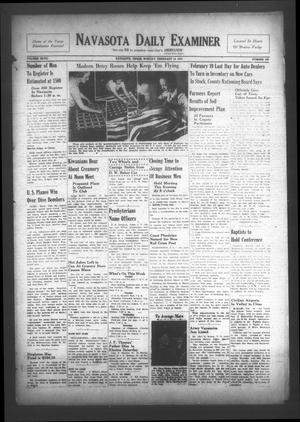 Navasota Daily Examiner (Navasota, Tex.), Vol. 47, No. 292, Ed. 1 Monday, February 16, 1942