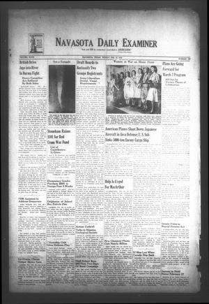 Navasota Daily Examiner (Navasota, Tex.), Vol. 47, No. 296, Ed. 1 Friday, February 20, 1942