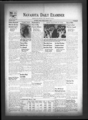Navasota Daily Examiner (Navasota, Tex.), Vol. 48, No. 1, Ed. 1 Friday, March 13, 1942